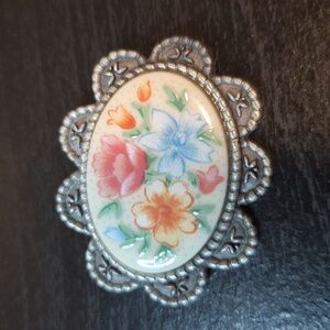 Floral Bouquet Brooch